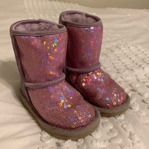 Girls Sequin UGG Boots